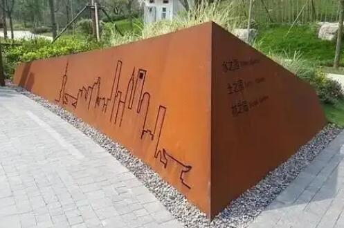 清苑耐候钢挡土墙